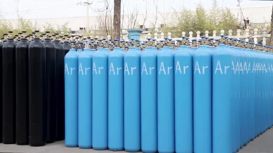 99.999% High Purity Argon Gas in 50L 200bar Gas Cylinders