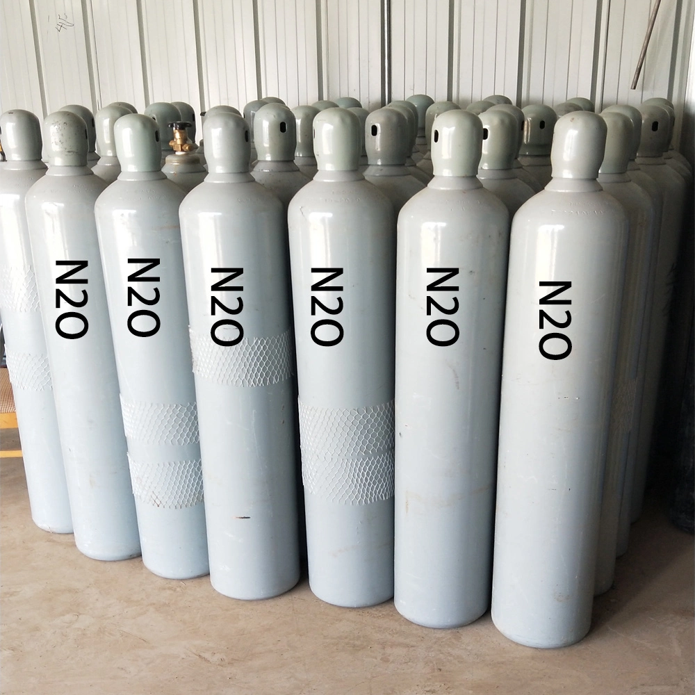 40L High Quality Seamless Steel Gas Cylinder 99.9% Medical N2o Nitrous Oxide