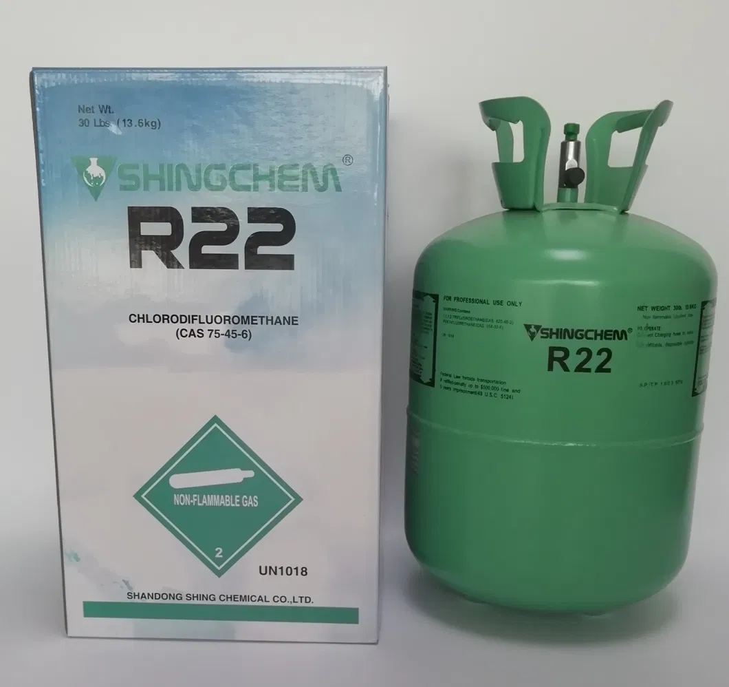 China Factory Refrigerant Gas R22 R134A R410A High Purity Refrigerant Gas